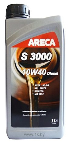 Фотографии Areca S3000 10W-40 Diesel 1л (12201)