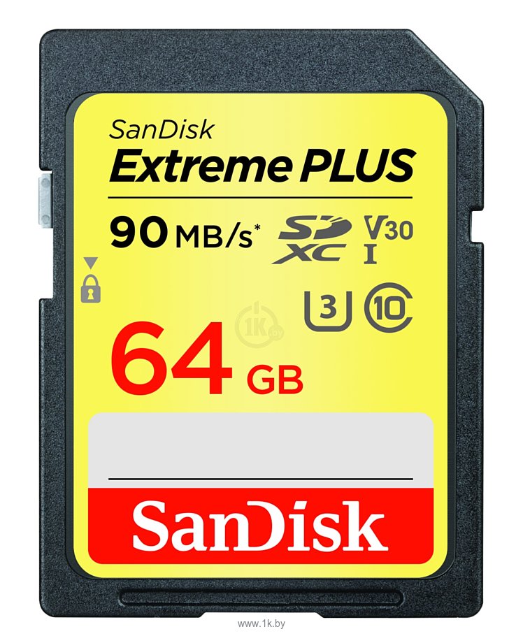 Фотографии Sandisk Extreme PLUS V30 SDXC 64GB (SDSDXWF-064G-GNCIN)
