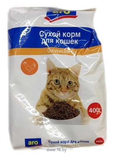 Фотографии Aro (0.4 кг) Сухой корм для кошек с курицей