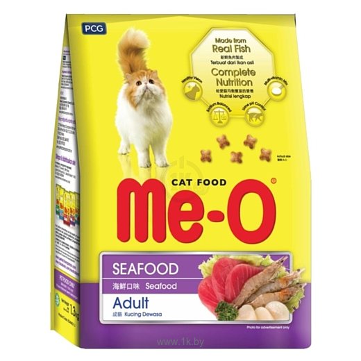 Фотографии Me-O (1.2 кг) Сухой корм - Морепродукты