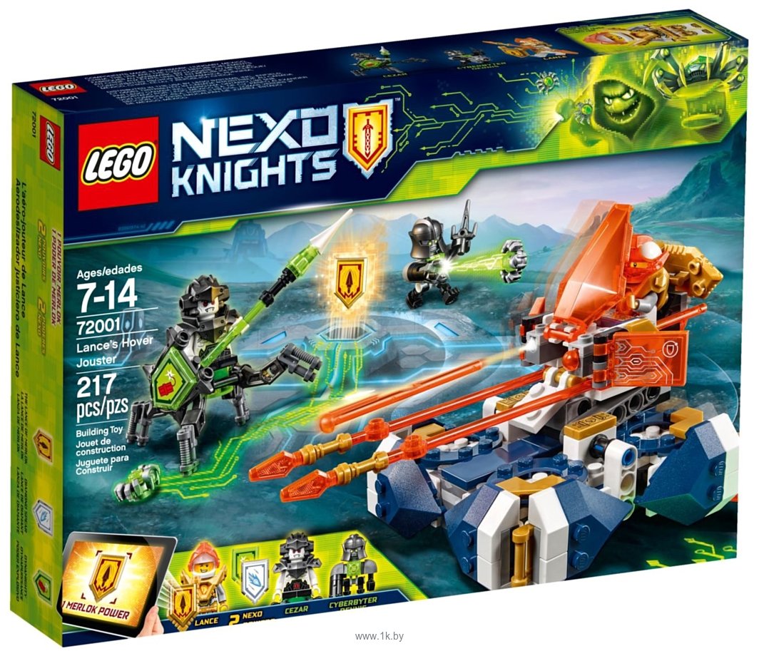 Фотографии LEGO Nexo Knights 72001 Летающая турнирная машина Ланса