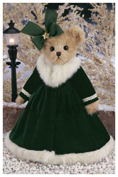 Фотографии Bearington Мишка в зеленом платье с бантом (36 см) (173182)