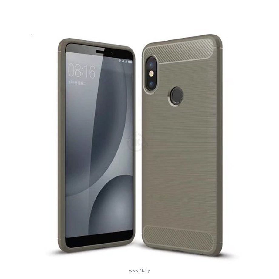 Фотографии Case Brushed Line для Xiaomi Redmi Note 5 Pro (серый)