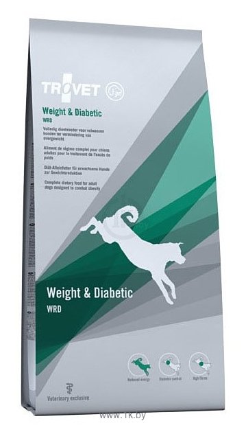 Фотографии TROVET (3 кг) Dog Weight & Diabetic WRD dry