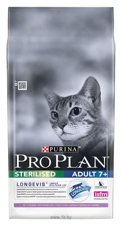 Фотографии Purina Pro Plan Sterilised feline Adult 7+ with Turkey dry (10 кг)