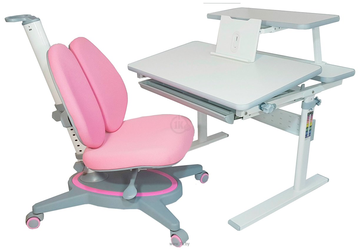 Фотографии Растущая мебель Study Desk-Smart DUO (розовый)