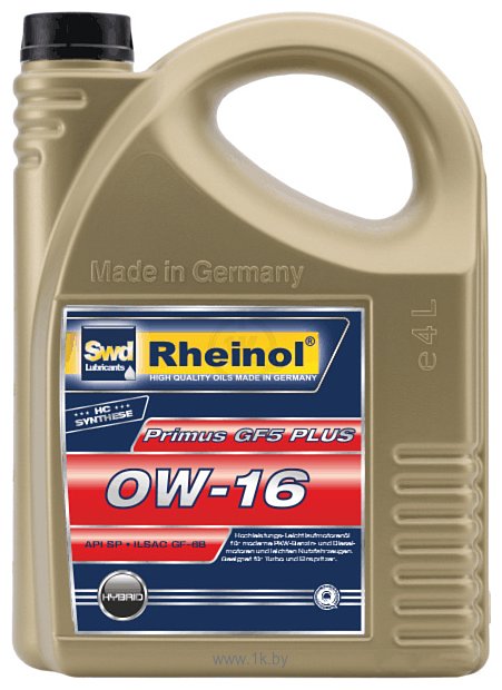 Фотографии Rheinol Primus GF5 Plus 0W-16 4л