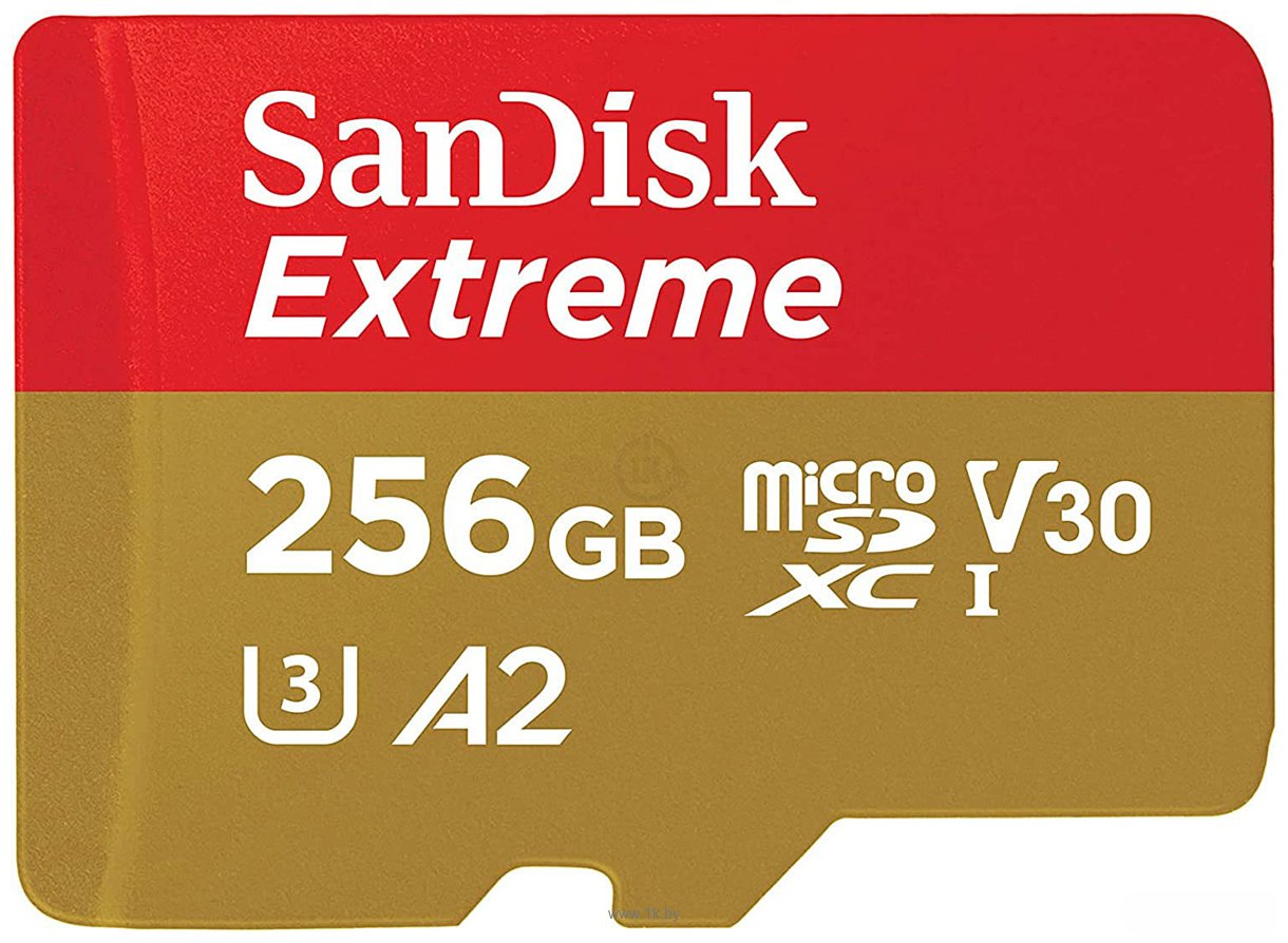 Фотографии SanDisk Extreme microSDXC SDSQXAV-256G-GN6MN 256GB