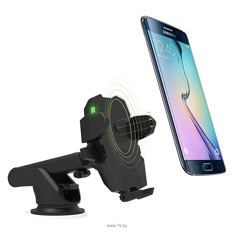 Фотографии iOttie Easy One Touch Wireless Qi Standard Car Mount Charger (HLCRIO132)