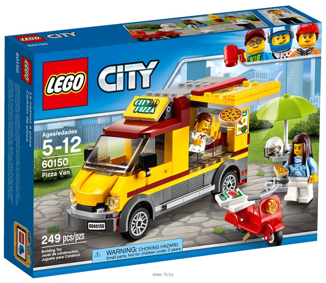 Фотографии LEGO City 60150 Фургон-пиццерия