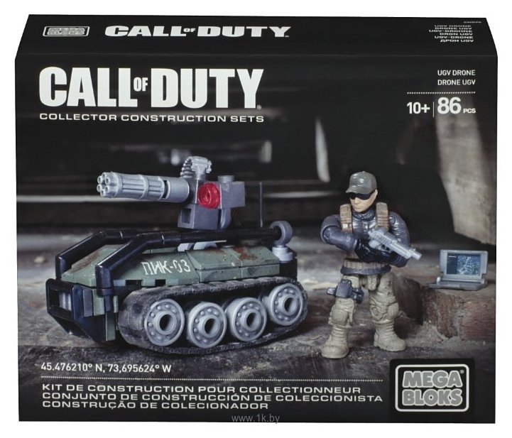 Фотографии Mega Bloks Call of Duty CNG75 Беспилотный наземный аппарат Дрон
