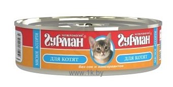 Фотографии Четвероногий Гурман Мясное ассорти для котят (0.1 кг) 24 шт.