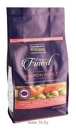 Фотографии Fish4Dogs (6 кг) Finest Salmon Adult - Regular Bite