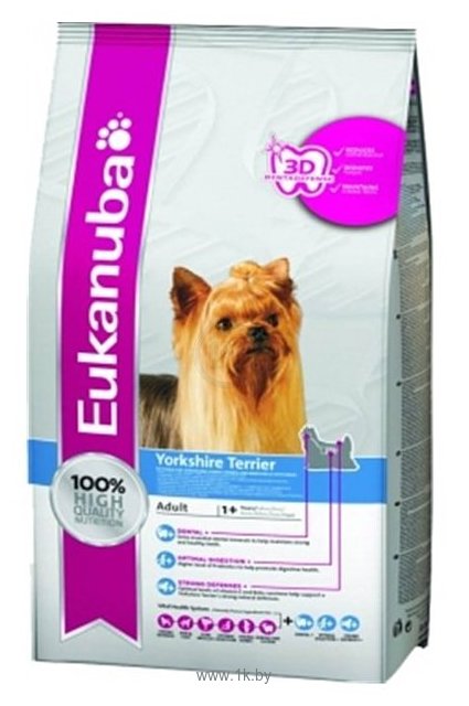 Фотографии Eukanuba (2.5 кг) Breed Specific Dry Dog Food For Yorkshire Terrier Chicken