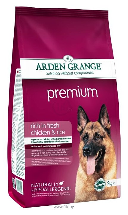 Фотографии Arden Grange (2 кг) Premium для взрослых собак Премиум сухой корм для взрослых собак