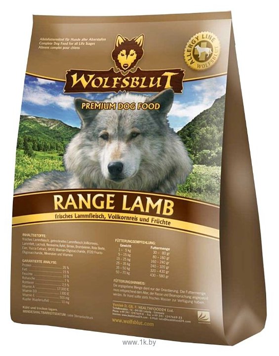 Фотографии Wolfsblut (0.4 кг) Range Lamb Adult