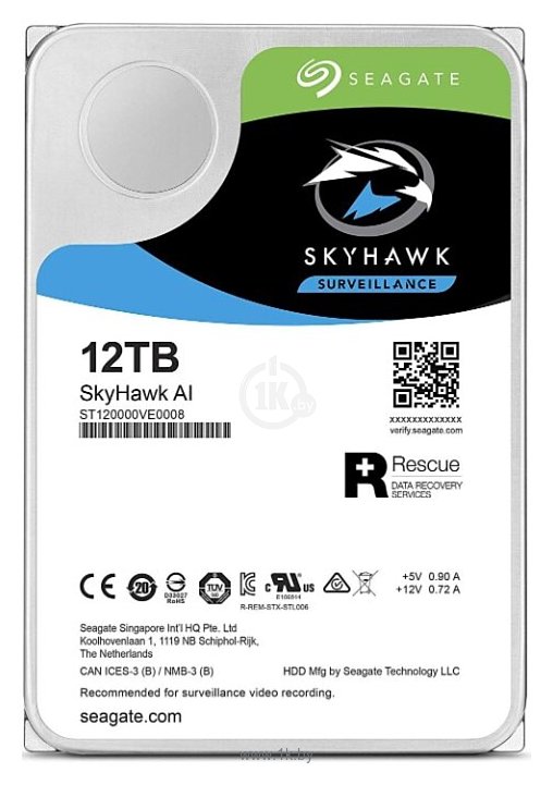 Фотографии Seagate 12 TB ST12000VE0008