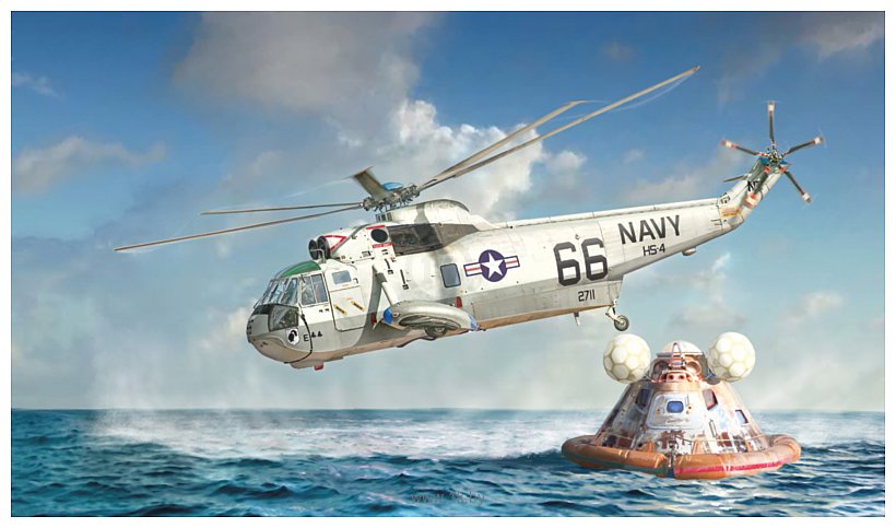 Фотографии Italeri 1433 Sh-3D Sea King Apollo Recovery