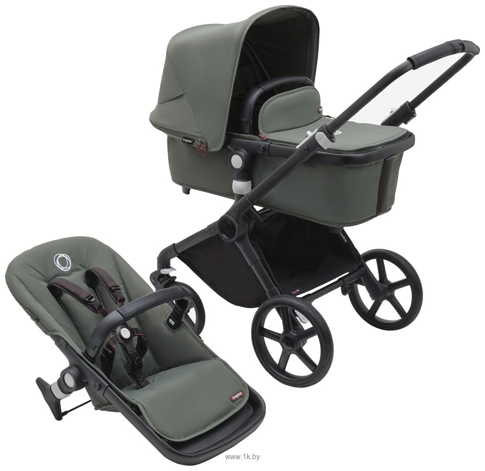 Фотографии Bugaboo Fox Cub (2 в 1, black/forest green)