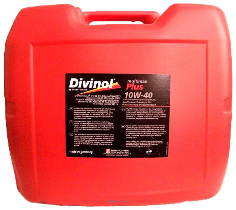 Фотографии Divinol Multimax Plus 10W-40 20л