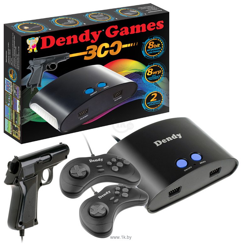 Фотографии Dendy Games (300 игр + световой пистолет)