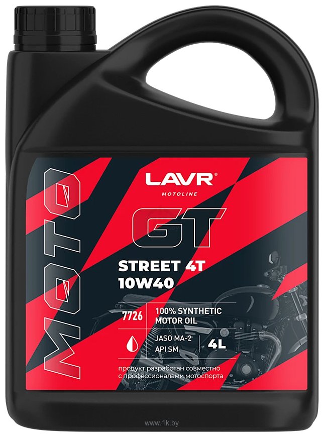 Фотографии Lavr GT Street 4T 10W-40 SM 4л