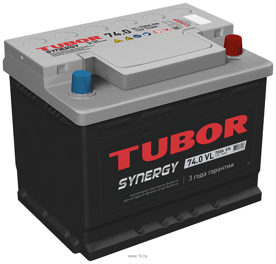 Фотографии Tubor Synergy R+ низ (74Ah)