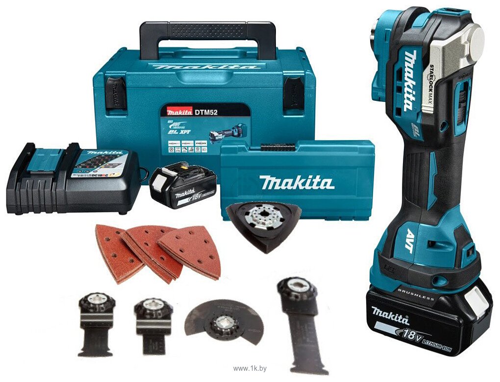 Фотографии Makita DTM52RFJX1 (с 2-мя АКБ, кейс)