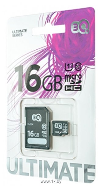 Фотографии 3Q ULTIMATE microSDHC Class 10 UHS-I U1 16GB + SD adapter
