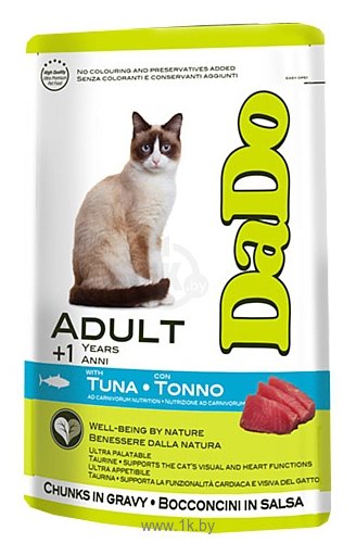 Фотографии DaDo (0.085 кг) 24 шт. Для кошек с тунцом (пауч)