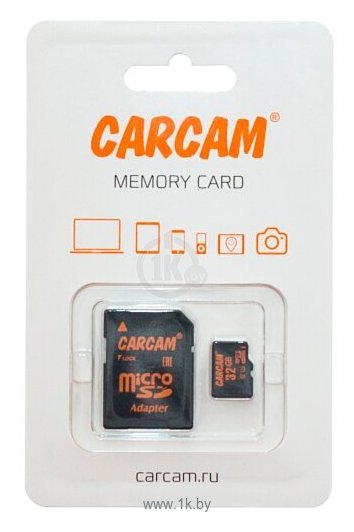 Фотографии CARCAM microSDHC Class 10 UHS-I U1 32GB + SD adapter