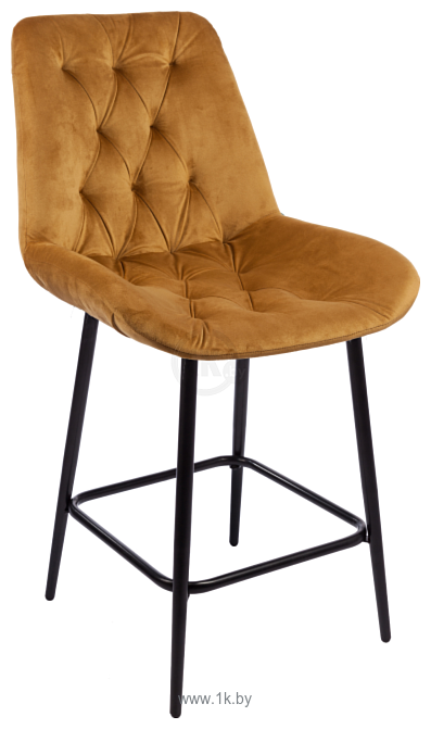 Фотографии Алвест AV 435 полубарный (горчичный бархат/черный)