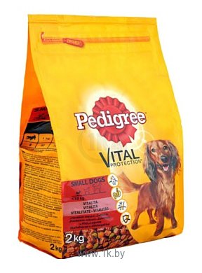 Фотографии Pedigree Для взрослых собак маленьких пород с говядиной и овощами (0.4 кг)