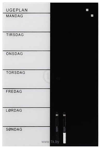 Фотографии Naga Magnetic Glass Weekplanner 40x60 Norwegian (12012)
