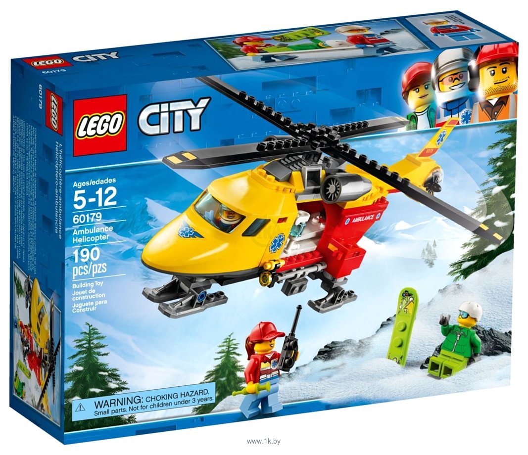 Фотографии LEGO City 60179 Вертолет скорой помощи