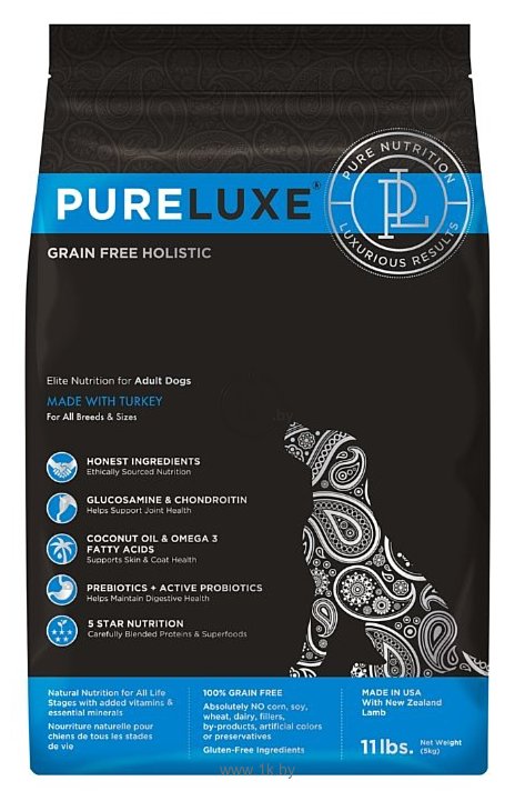 Фотографии PureLuxe (1.81 кг) Elite Nutrition for adult dogs with turkey