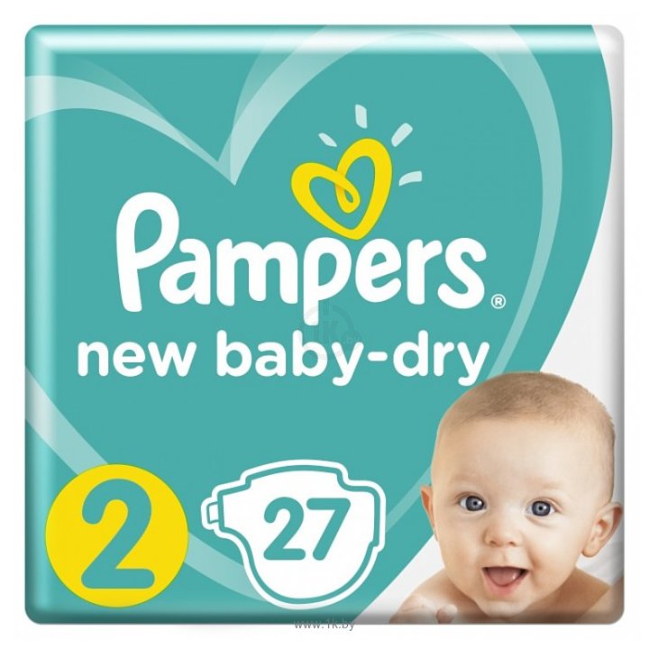 Фотографии Pampers New Baby-Dry 2 (4-8 кг), 27 шт