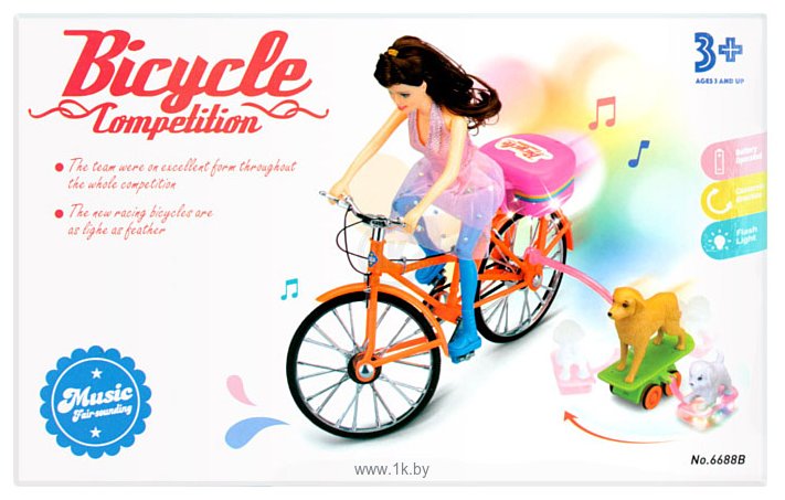 Фотографии Darvish на велосипеде с собачками DV-T-1746 (в ассортименте)