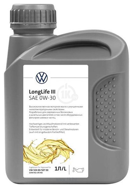 Фотографии AUDI/Volkswagen LongLife III 0W-30 1л GVWR52195M2