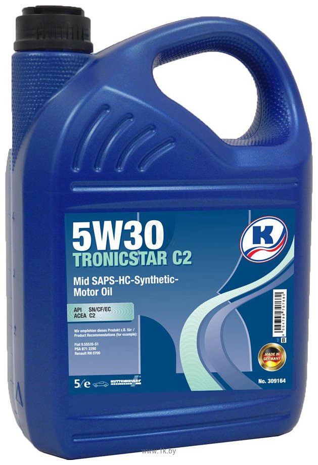 Фотографии Kuttenkeuler Tronicstar C2 5W-30 309162 5л
