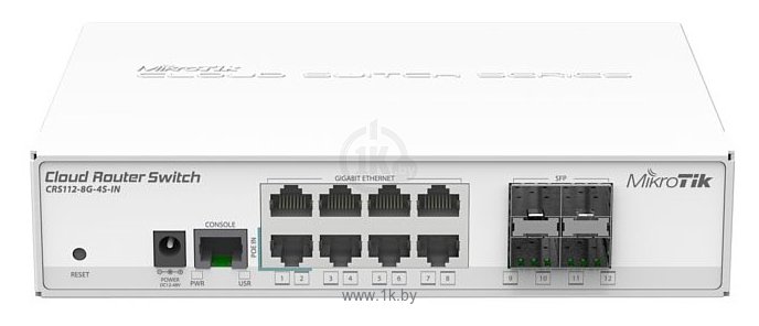 Фотографии MikroTik Cloud Router Switch CRS112-8G-4S-IN