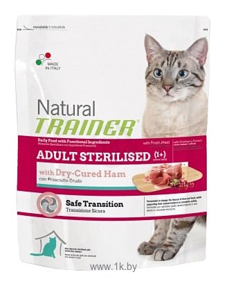 Фотографии TRAINER Adult cat Sterilised Dry-Cured Ham dry (0.3 кг)