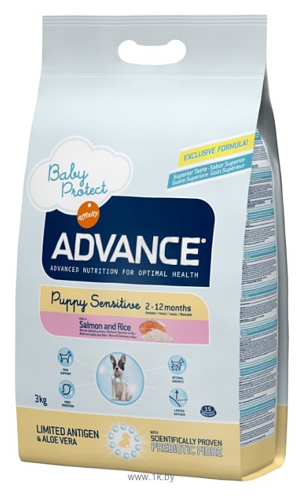 Фотографии Advance (3 кг) Puppy Sensitive лосось и рис