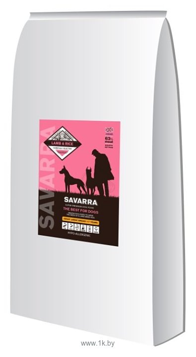 Фотографии SAVARRA (18 кг) Adult Large Breed Ягненок и рис
