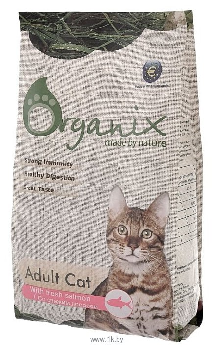 Фотографии ORGANIX Adult Cat Fresh Salmon (1.5 кг)