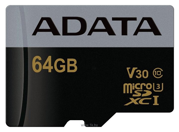 Фотографии ADATA Premier Pro microSDXC UHS-I U3 V30 Class 10 (R95/W90) 64GB