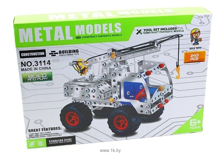 Фотографии Aole Toys Metal Models 3114 Автокран