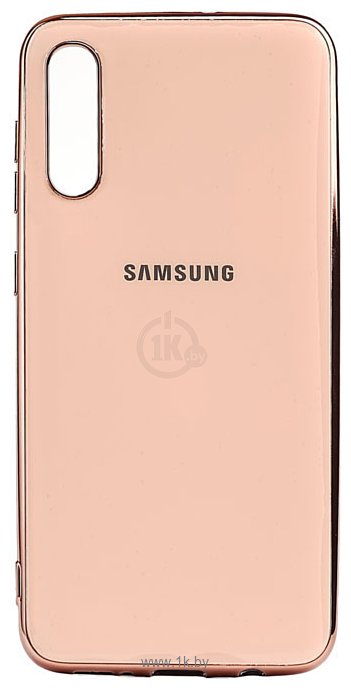 Фотографии EXPERTS Plating Tpu для Samsung Galaxy A50/A30s (розово-золотой)