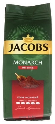 Фотографии Jacobs Monarch Intense молотый 230 г