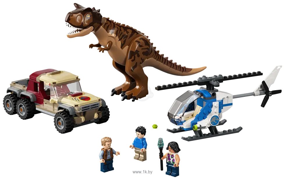 Фотографии LEGO Jurassic World 76941 Погоня за карнотавром